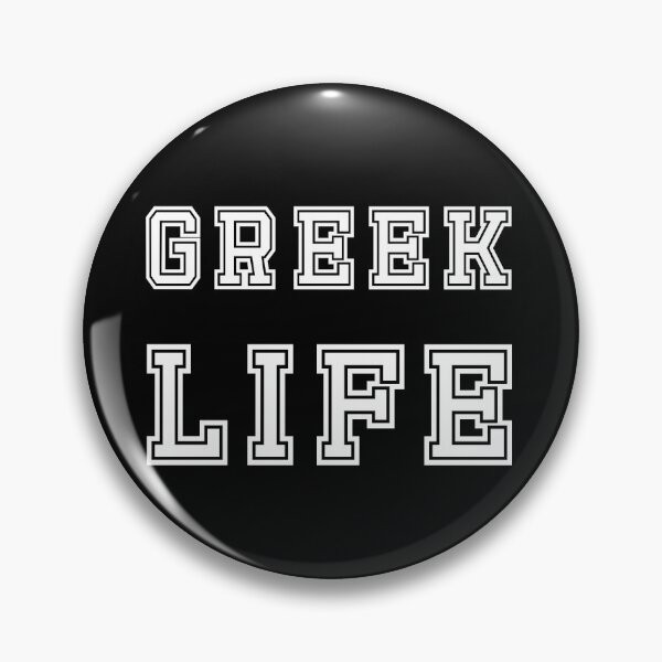 Item preview, "Greek Life" in white  designed and sold by PariSeine.