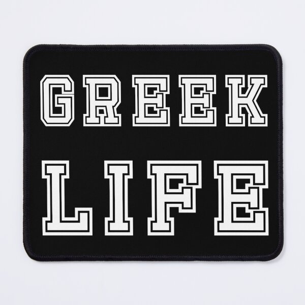 Item preview, "Greek Life" in white  designed and sold by PariSeine.
