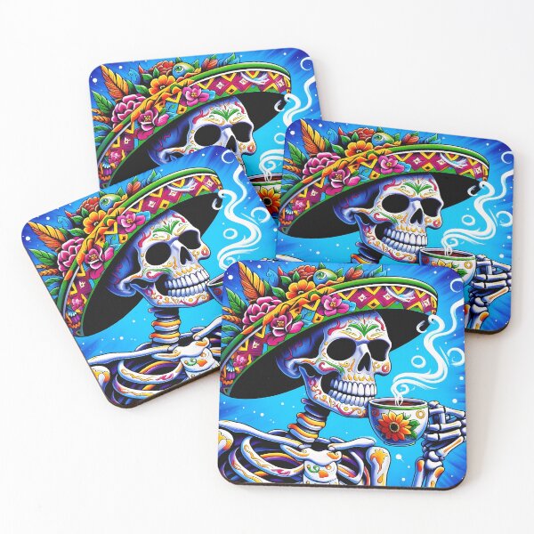 Item preview, Skeleton In Sombrero designed and sold by Visual Nomad Club.