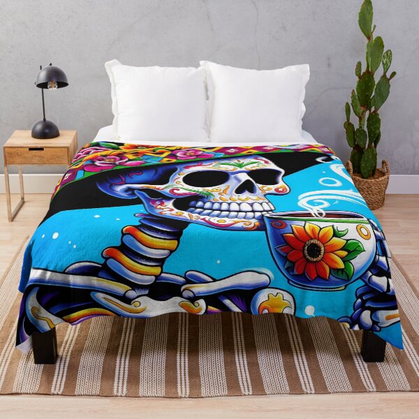 Item preview, Skeleton In Sombrero designed and sold by Visual Nomad Club.
