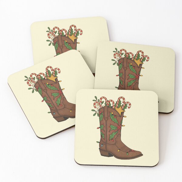 Item preview, Cowboy Boot Christmas Decoration  designed and sold by Imaginationbeyond.