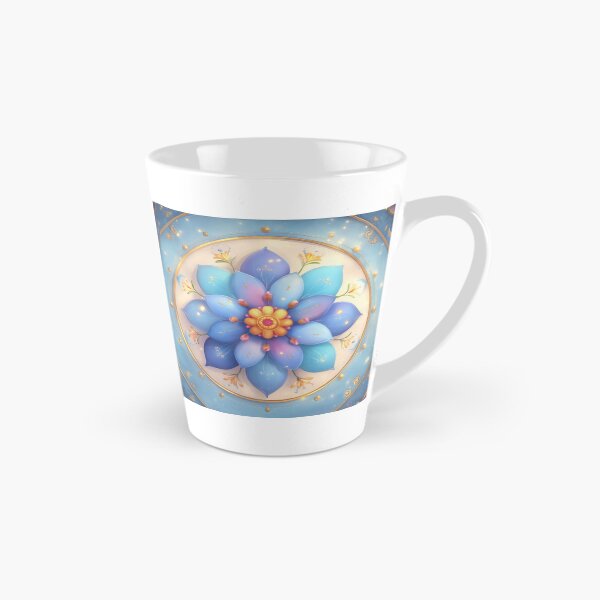 Item preview, 027 Intricate Blue Floral Mandala designed and sold by nikoart001.