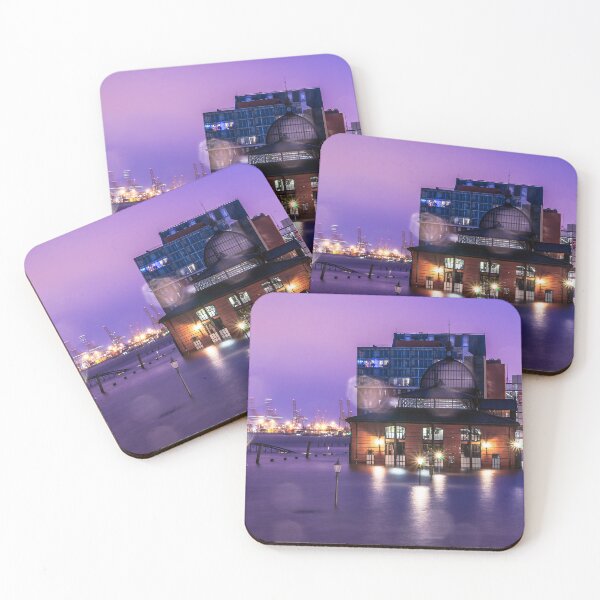 Item preview, Flooding at the fish market in sunrise by elbvue designed and sold by elbvue.