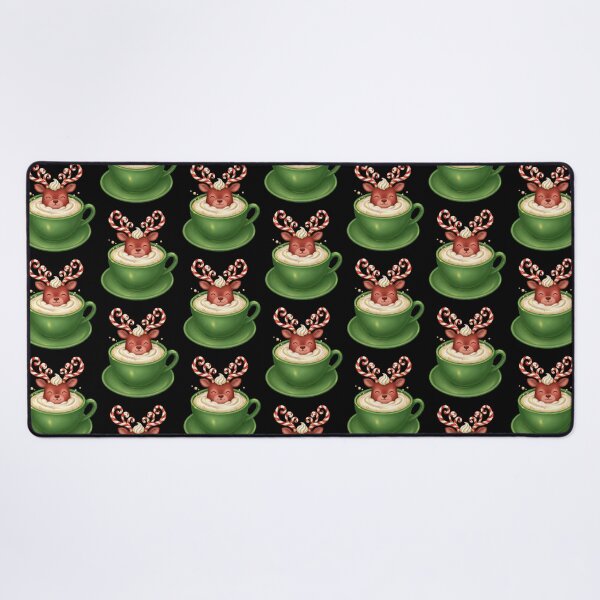 Item preview, Christmas Reindeer Coffee Latte Art Espresso Cup designed and sold by TheTrendsDesk.