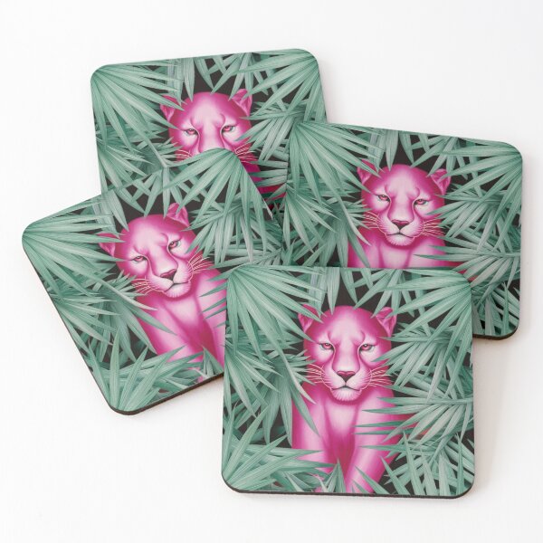 Item preview, eclectic artwork with smooth, bright, vibrant colors, the Pink Panthe designed and sold by gulka8.