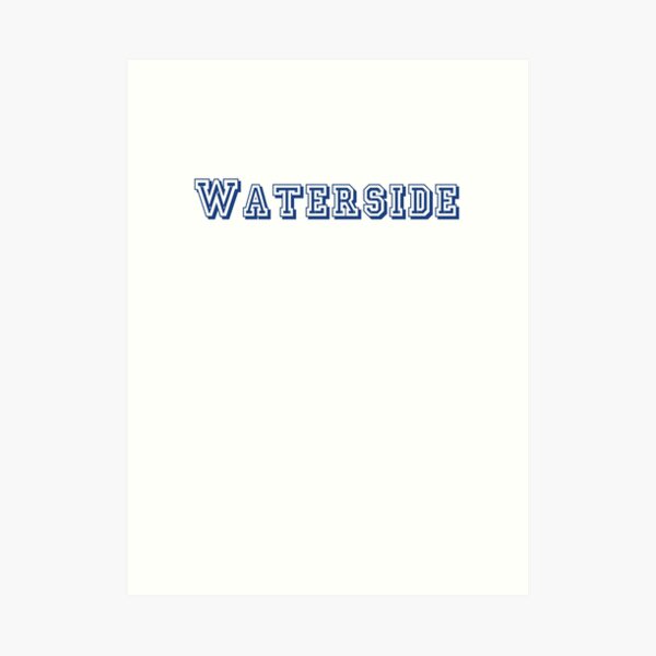 Waterside Art Print