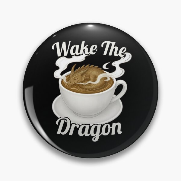 Item preview, Coffee Latte Art Wake the Dragon Fantasy Coffee Design designed and sold by TheTrendsDesk.