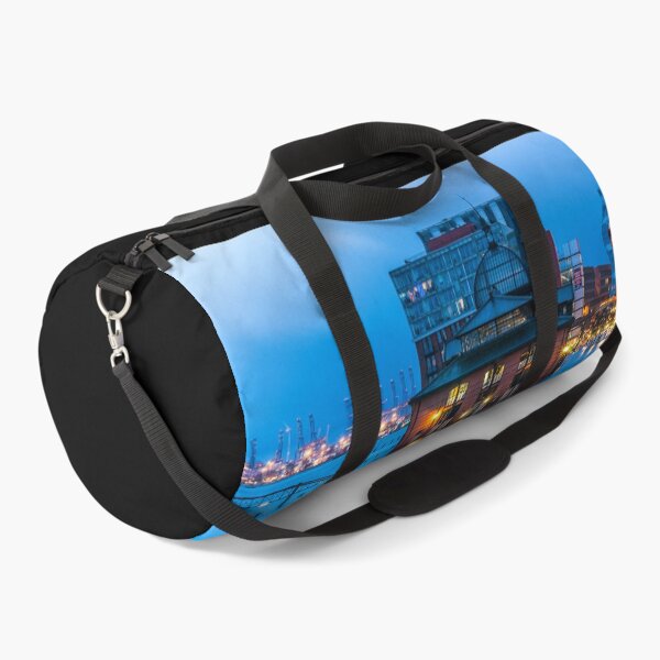 Item preview, Flooding at the fish market during the blue hour designed and sold by elbvue.