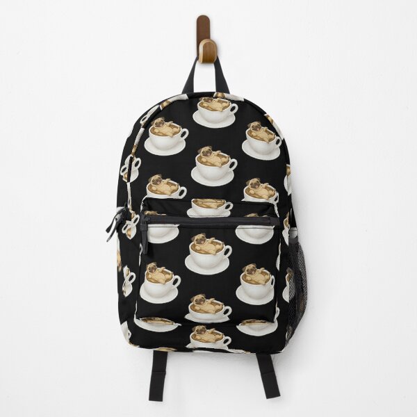 Artikelvorschau, Kaffee Latte Art Kaffee Mops Niedliches Latte Art Design entworfen und verkauft von TheTrendsDesk.