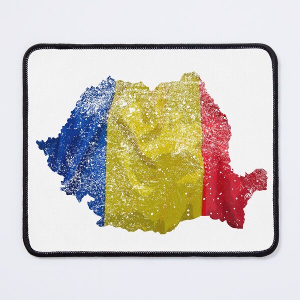 Item preview, Map of Romania with National Flag Colors designed and sold by voceanationala.
