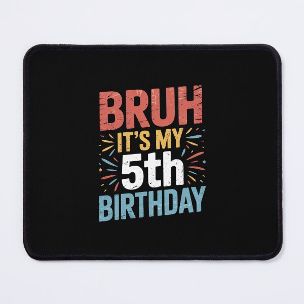 Item preview, Bruh It's My 5th Birthday 5 Year Old Five BDay  designed and sold by MicanCuteStore.
