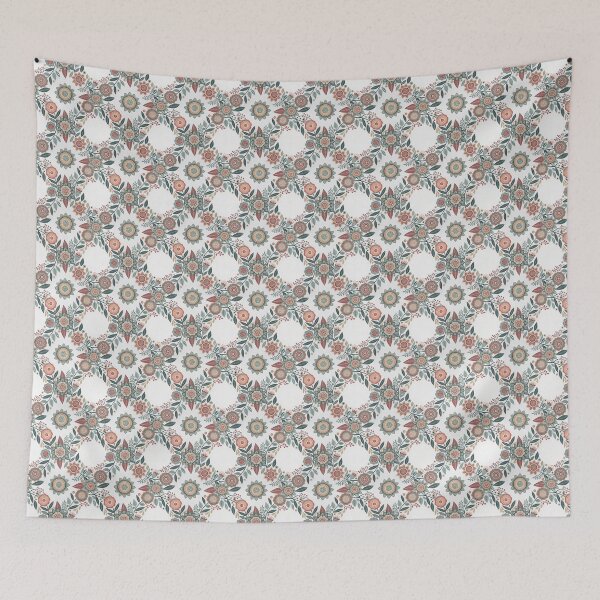 Item preview, Nordic Floral Rosette Wreath designed and sold by Shuga-Design.