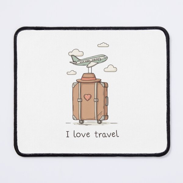 Item preview, I Love Travel designed and sold by Sketch-Shack.