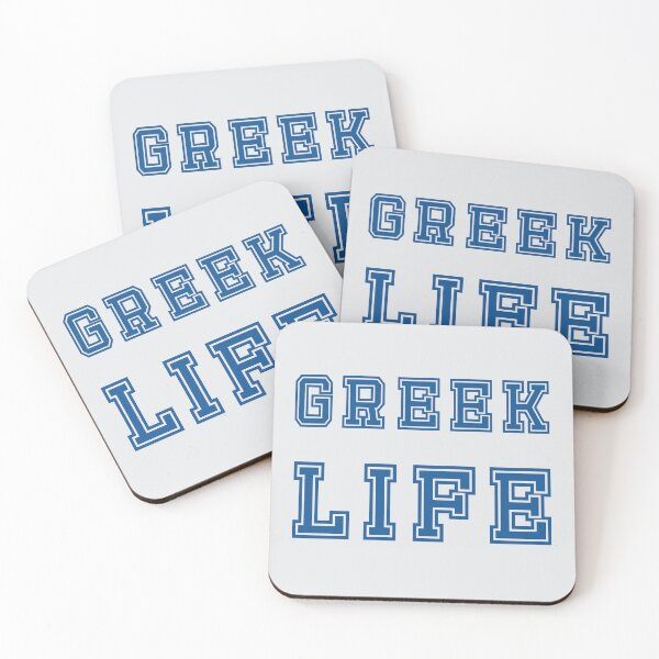 Item preview, "Greek Life" in blue designed and sold by PariSeine.