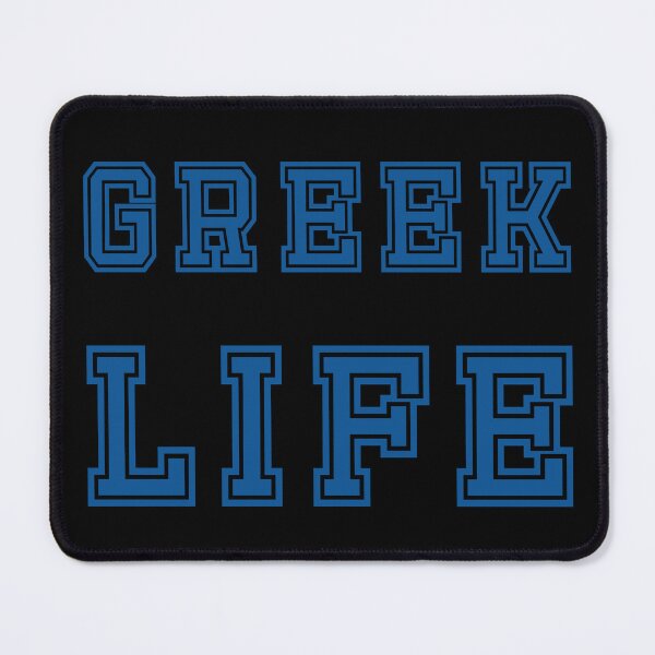 Item preview, "Greek Life" in blue designed and sold by PariSeine.