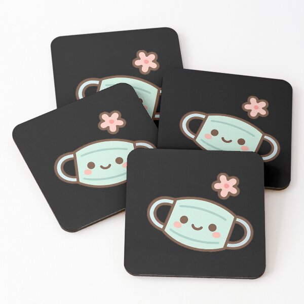 Item preview, Palliative Care - Kawaii mask designed and sold by DamioPolArt.