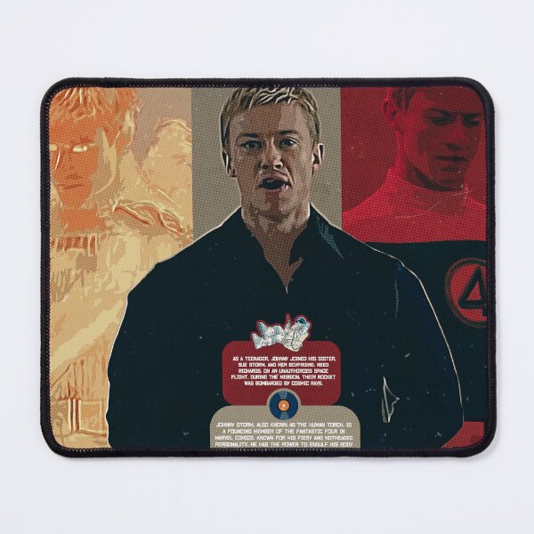 Item preview, Johnny Storm Human Torch Retro Poster designed and sold by Shopunte.