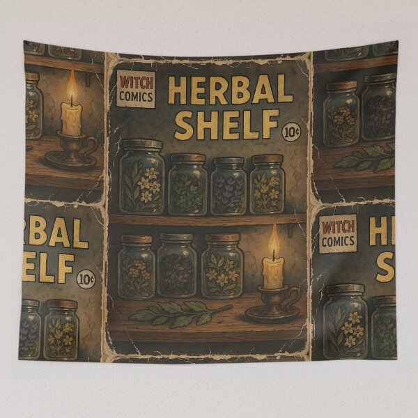 Item preview, Cottage Witch: Herbal Shelf designed and sold by bapupa.