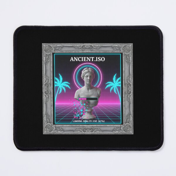 Item preview, ANCIENT.ISO: Loading Reality Vaporwave Bust Glitch Art designed and sold by DailyVibesMerch.