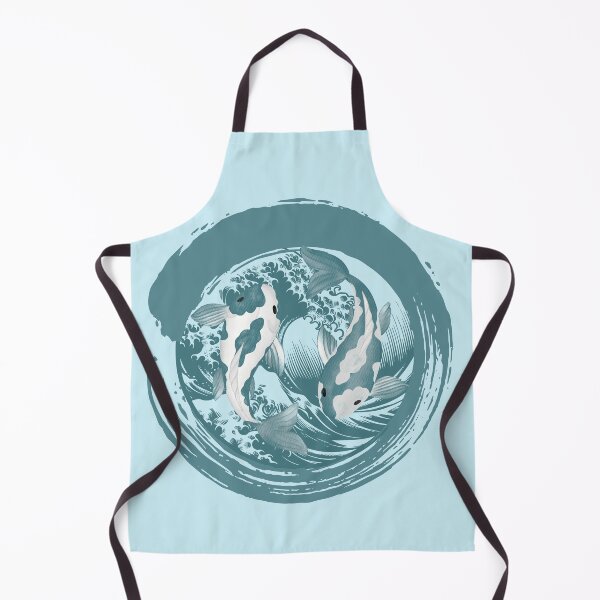 Item preview, Ying Yang Koi Fish in Great Wave Art designed and sold by IREMORHAN.
