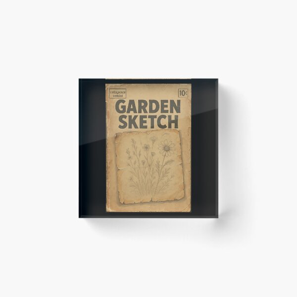 Item preview, Cottagecore Ephemera: Garden Sketch designed and sold by bapupa.