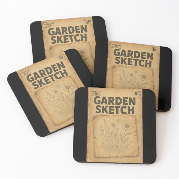 Item preview, Cottagecore Ephemera: Garden Sketch designed and sold by bapupa.