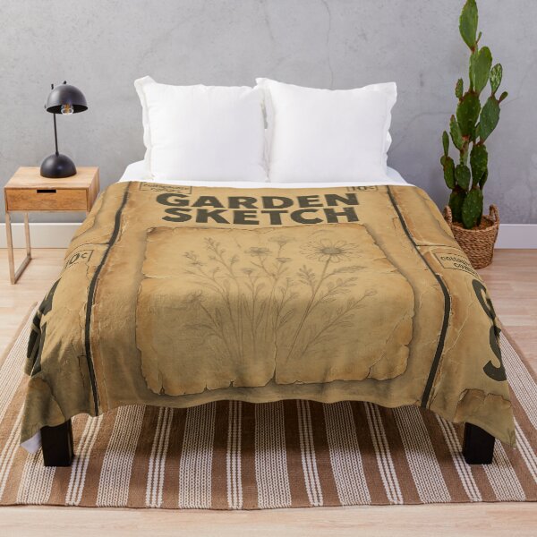 Item preview, Cottagecore Ephemera: Garden Sketch designed and sold by bapupa.