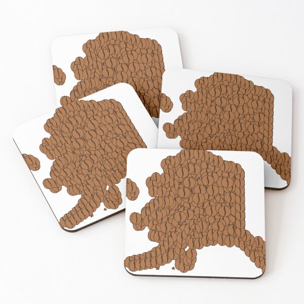 Item preview, Coffee Bean Alaska designed and sold by TheIconSmith.
