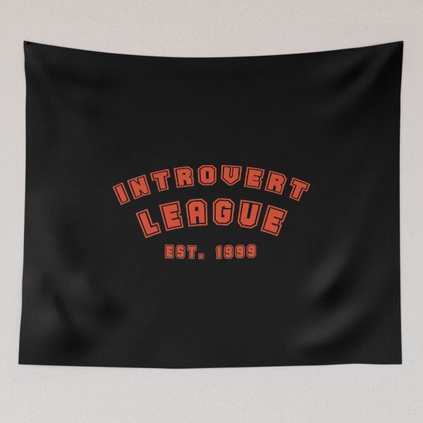 Item preview, Introvert League Retro College Design for Funny Quiet Minds designed and sold by ArtimShop.