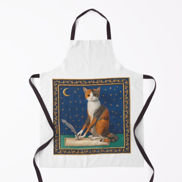 Item preview, Calico Cat Quill Medieval Art designed and sold by PictorialWhimsy.