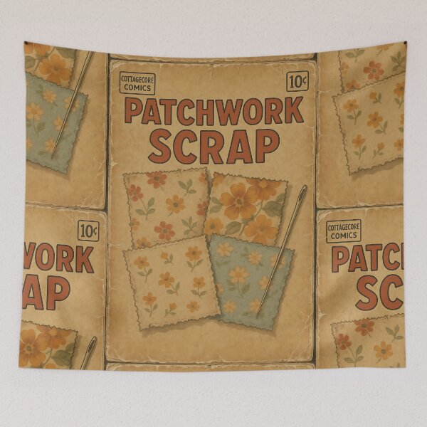 Item preview, Cottagecore Ephemera: Patchwork Scrap designed and sold by bapupa.