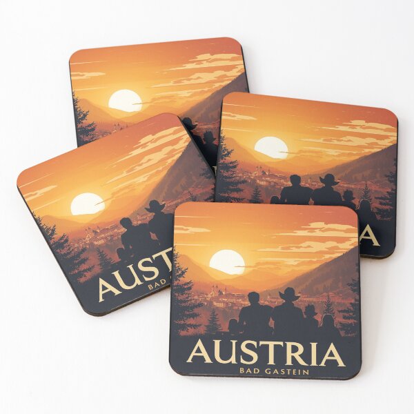 Item preview, Bad Gastein sunset Austria designed and sold by Affiniti.