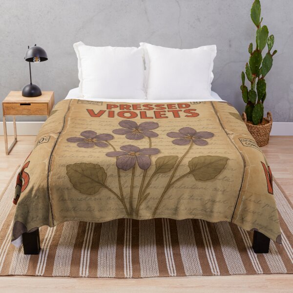 Item preview, Cottagecore Ephemera: Pressed Violets designed and sold by bapupa.