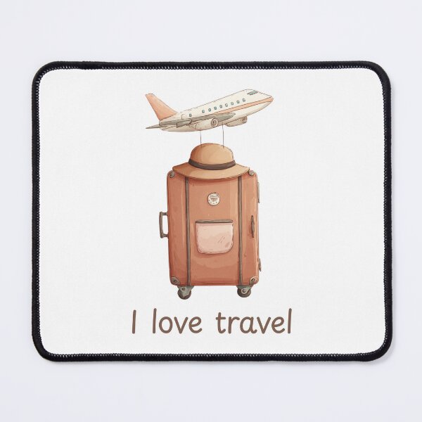 Item preview, I Love Travel designed and sold by Sketch-Shack.