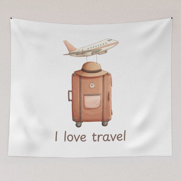 Item preview, I Love Travel designed and sold by Sketch-Shack.