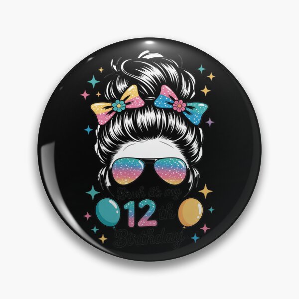 Item preview, Bruh It's My 12th Birthday 12 Year Old 12th Birthday Girl  designed and sold by MicanCuteStore.