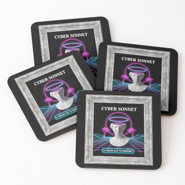 Item preview, CYBER SONNET: Dream.Exe Running Vaporwave Bust Aesthetic designed and sold by DailyVibesMerch.