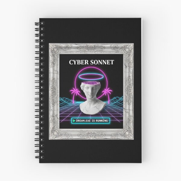 Item preview, CYBER SONNET: Dream.Exe Running Vaporwave Bust Aesthetic designed and sold by DailyVibesMerch.