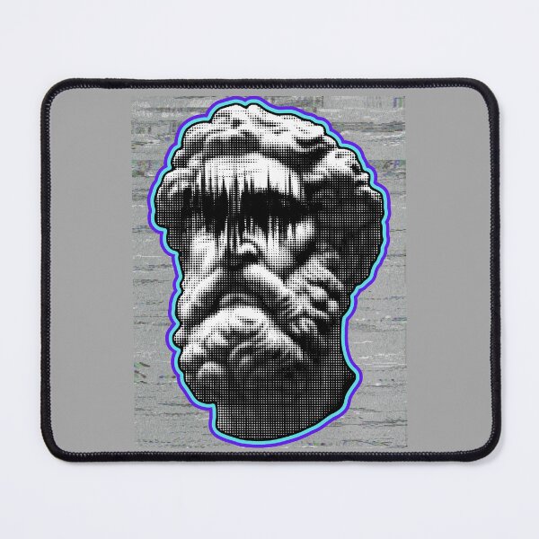 Item preview, Glitch Aesthetic Roman Statue designed and sold by IREMORHAN.