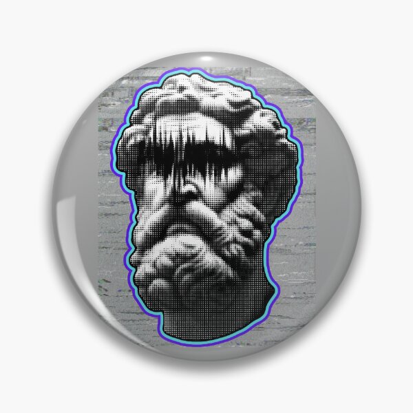 Item preview, Glitch Aesthetic Roman Statue designed and sold by IREMORHAN.