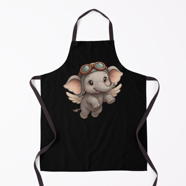 Item preview, Flying Baby Elephant with Goggles designed and sold by getpressedshirt.