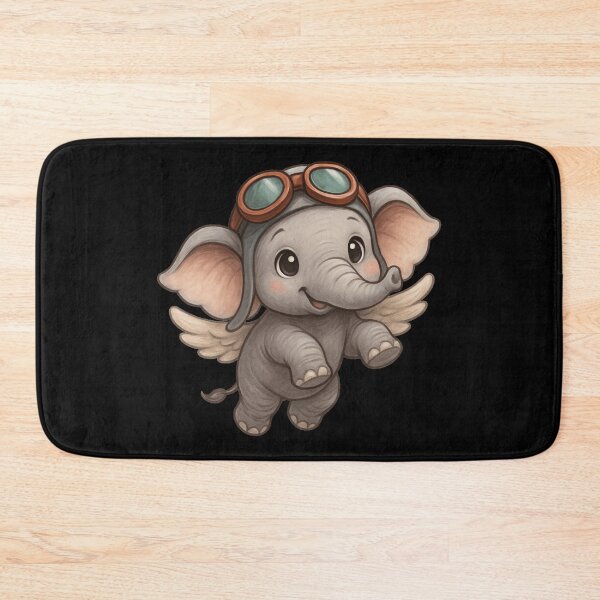 Item preview, Flying Baby Elephant with Goggles designed and sold by getpressedshirt.