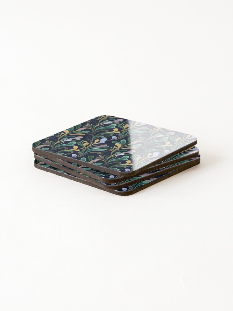 Thumbnail 4 of 5, Coasters (Set of 4), Biomorphic Flora designed and sold by ColorVR.