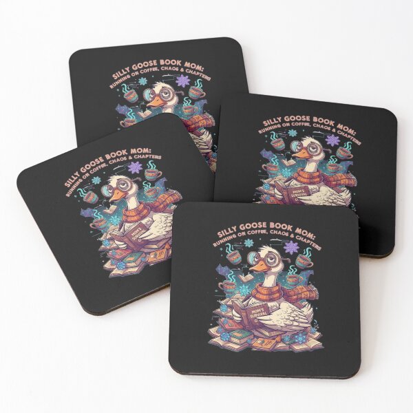 Item preview, Silly Goose Book Mom Sticker – Chaos & Chapters Edition T-Shirt designed and sold by GeniePixel.