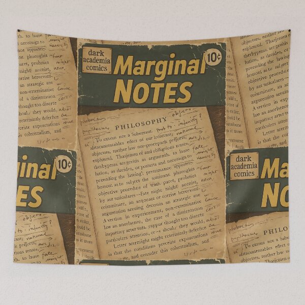 Item preview, Dark Academia Ephemera: Marginal Notes designed and sold by bapupa.