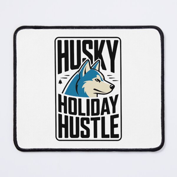 Item preview, Husky Holiday Hustle - Bold Dog Badge designed and sold by MagicWander.