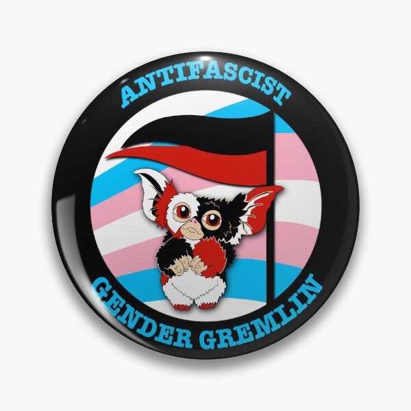 Item preview, Antifa Gender Gremlin (Gizmo design) designed and sold by Delinquent Doll.