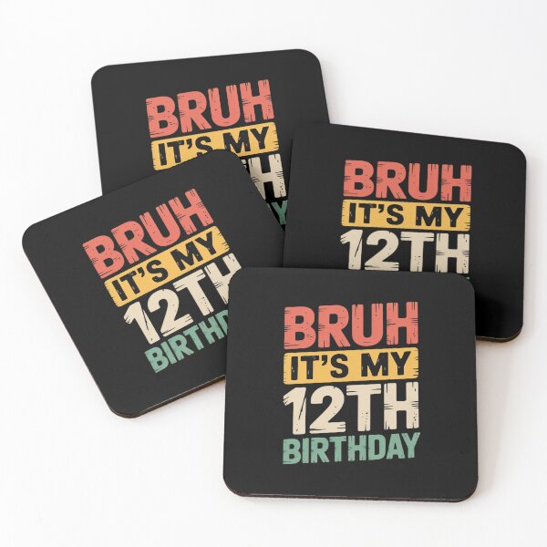 Item preview, Bruh It's My 12th Birthday 12 Year Old Birthday1  designed and sold by lilLilaBatArt.