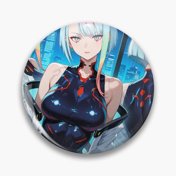 Item preview, Futuristic cyberpunk anime warrior wallpaper, Lucy designed and sold by Planet Utoppia.