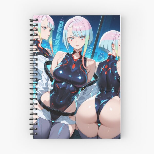 Item preview, Futuristic cyberpunk anime warrior wallpaper, Lucy designed and sold by Planet Utoppia.